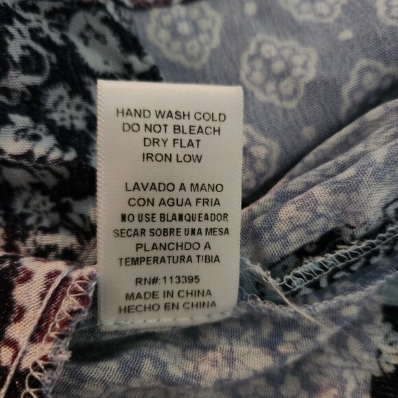 Altard State Shorts Womens Small Patchwork Boho Festival Rayon Floral - Picture 7 of 16